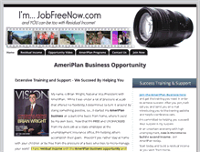 Tablet Screenshot of jobfreenow.com